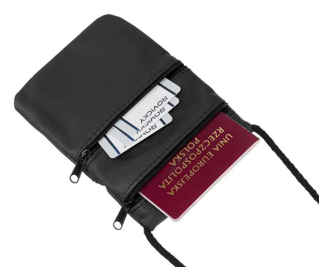 PU passport case PASZ-ZW-GRAY