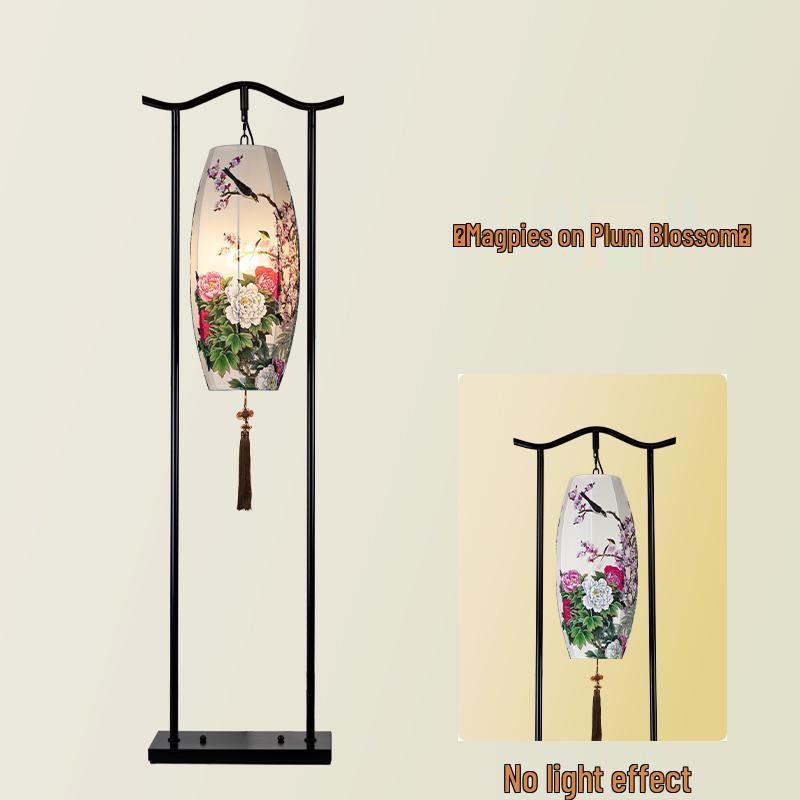 Chinesische Klassische Zen Stehlampe für Wohnzimmer, Arbeitszimmer, Teeraum, Hotel, Villa