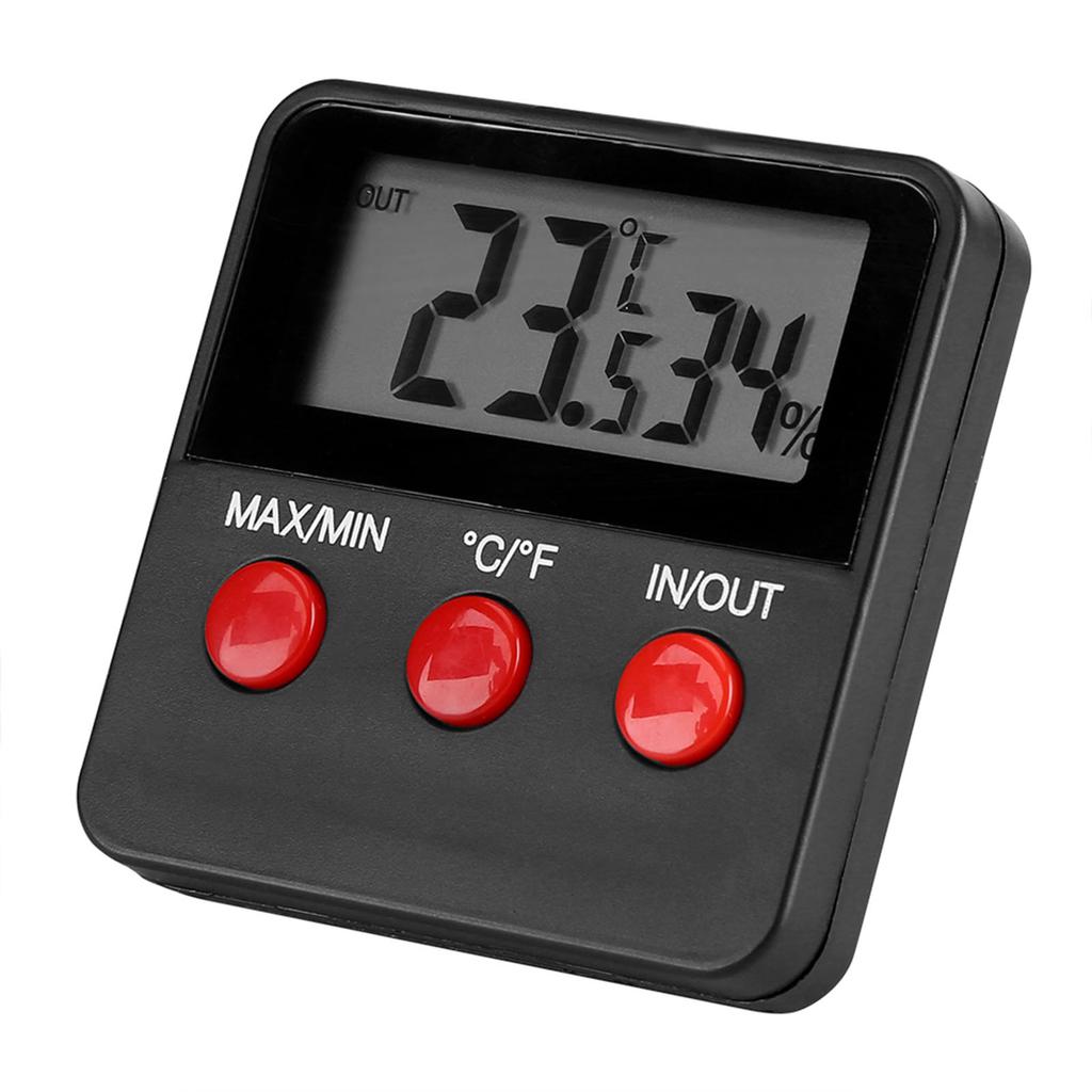 Digital LCD Thermometer Hygrometer Temp Humidity Monitor Meter for Egg Incubator Pet Keeping