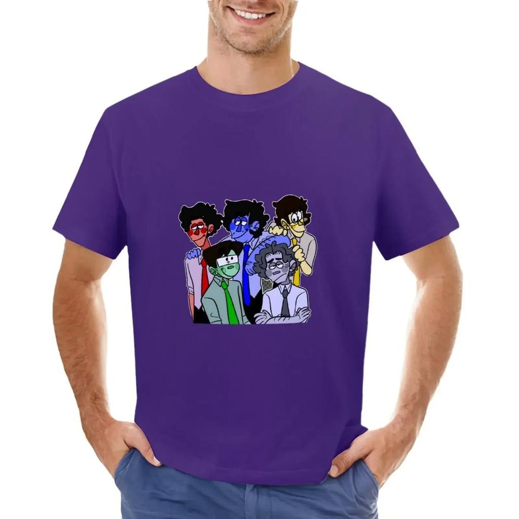 Tally Hall Art T-shirt Blouse Summer Top Slim Fit T Shirts for Men
