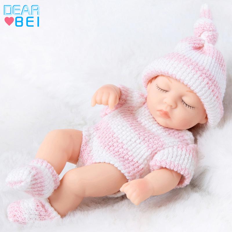 7-Inch Soft Vinyl Reborn Baby Doll Mini Figurine