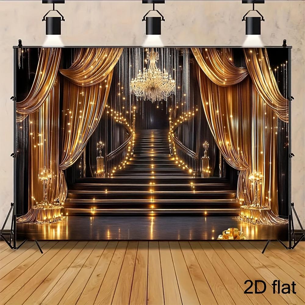 High-end Palace Style Crystal Chandelier Background Suitable for Sofa Bedside Background Photo Studio Photography Birthday Party