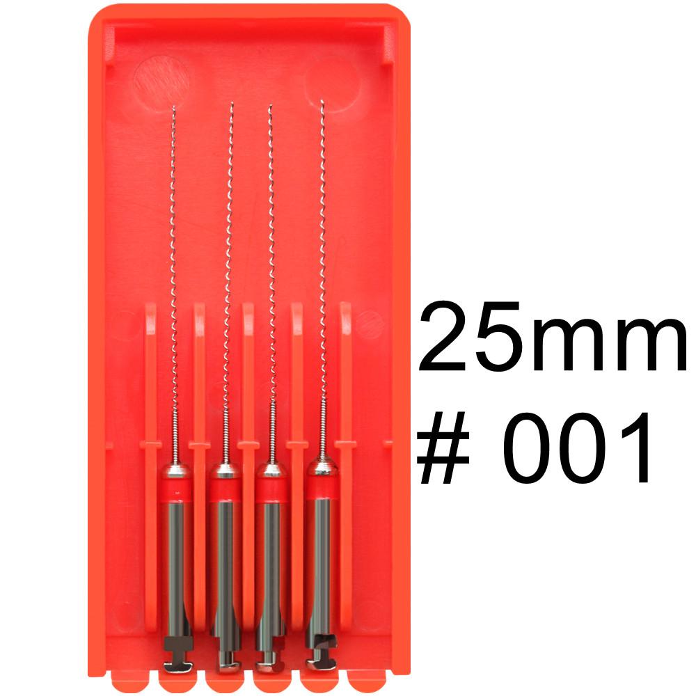 1 Balení 21mm 25mm Zubní Rotační Nosiče Pasty Spirální Plniče Lentulo Různé Strojní Plnění Zubní Lékařství Endodoncie Soubory Nástroje