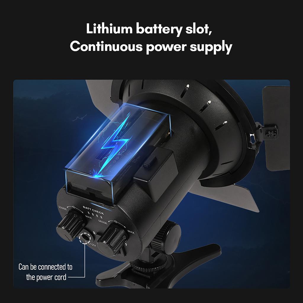 12W RGB Photography Light Bi-color LED Light 128pcs LED Bds 3200K-5600K Dimmable 5 Scene Effects Support /NP Series Battery Powered with Metal Barnd