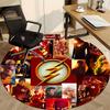 1pc Flash Speed Office Round Area Rug, Under Office Chairs Bedroom Living Room Home Decor, Room Deco, Available in Various Sizes