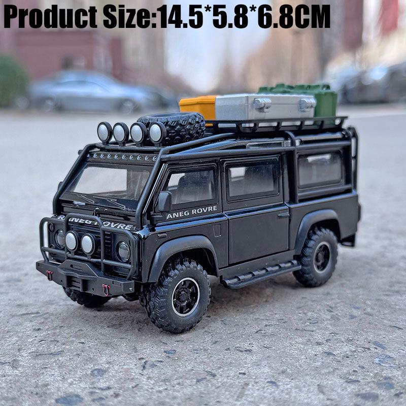 1:32 Defender 90 Off Road Expedition Modified Version Alloy Diecast Model Car Simulation Vehicle Home Trendy Ornament