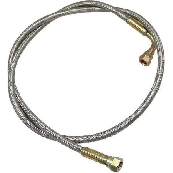 48" Billet Steel Braided Turbo Oil Feed Line Remote Turbocharger 551871 48‘’
