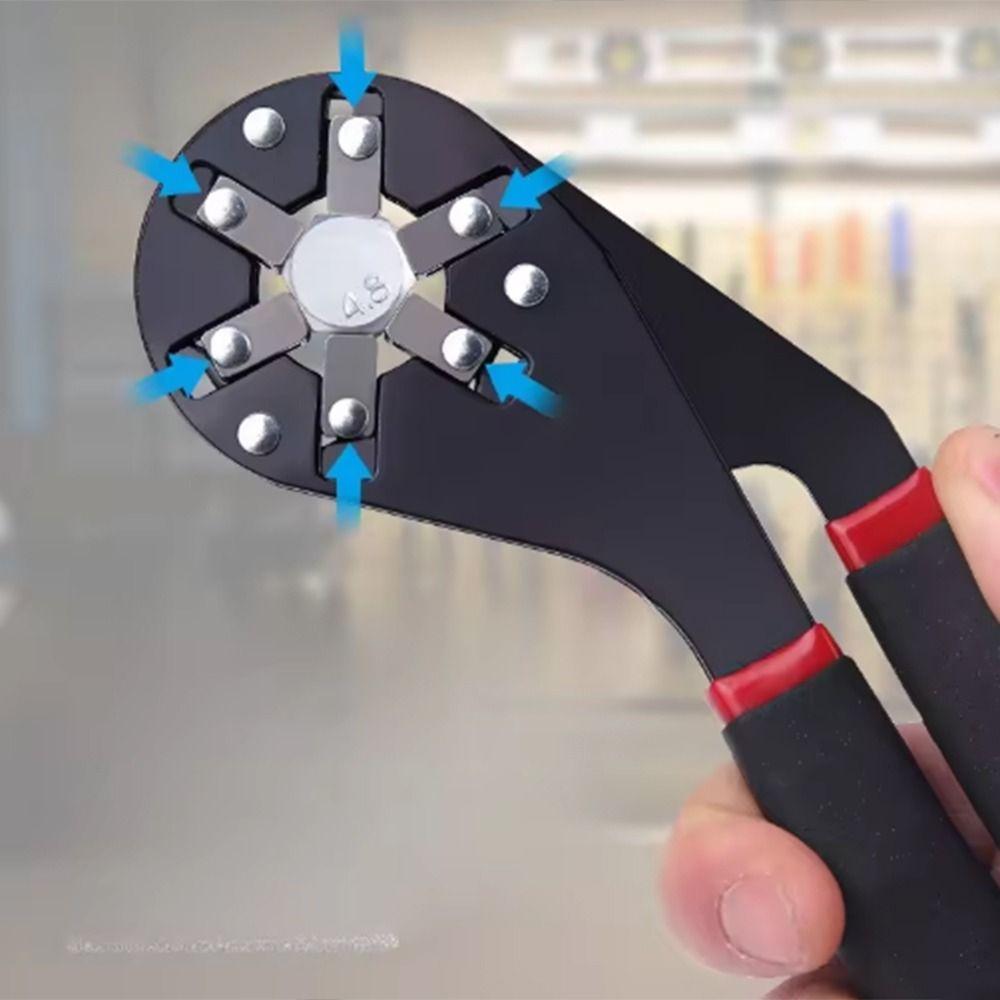 Clampable Movable Hexagonal Spanner 6/8 Inch Magic Wrench  Mechanical Workshop Tools
