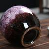 Creative Kiln Change Ceramic Tea Caddy Sealed Jar Small Tea Box Portable Tea Can Food Candy Storage Container Home Decoration