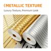 2.3mm Thick Metallic Self-Adhesive Wallpaper Waterproof Scratch-Resistant Vinyl Film Home Renovation, Living Room Bedroom Wall Decor