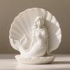 3D Printed Mermaid In Shell Statue Ornaments Desktop Decoration Mermaid Figurine  Office