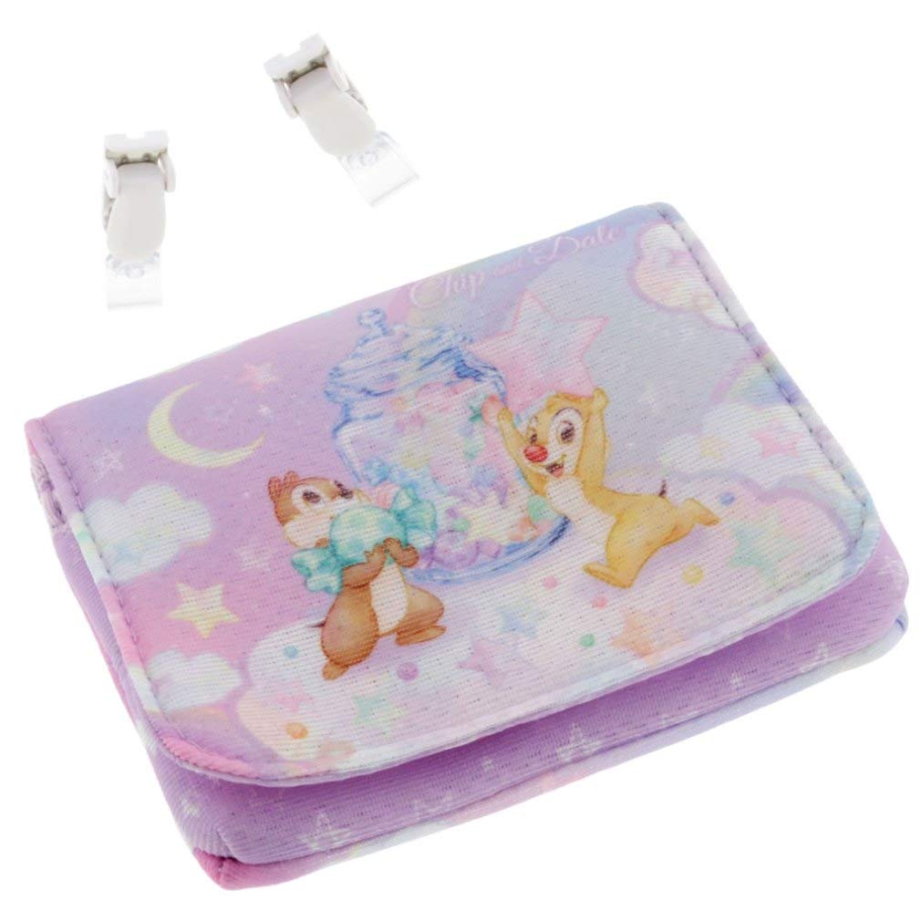 Sunstar Stationery Disney Washable Pocket Pouch Kiyola Chip and Dale S2289237