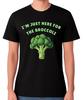 I'm Just Here for the Broccoli T-Shirt Funny Veggie Humour Unisex Tee