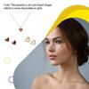 Steel Women Heart Shape Jewelry Electroplated Unfading Replacement Anti-rust Smooth Girls Jewellery Birthday Gift