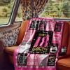 Princess Crown 18Th Birthday Blanket Personalized Name Soft Comfortable Stylish Blanket Car Blanket Perfect For Travel Camping Outdoor Home Suitable