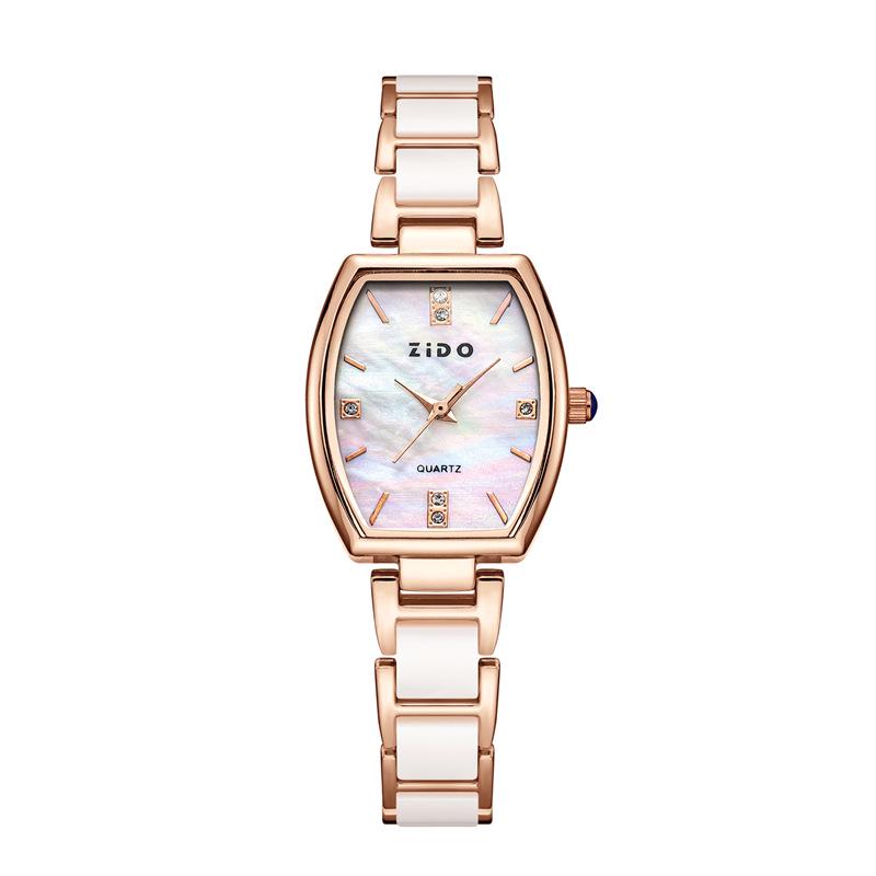 Women s Quartz Watches - Stylish Imitation Ceramic Design Bare Watch