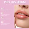 Pink Lip Serum Instant Lip Plumping Brightening Pigmented Lips Moisturizing Lip Care Remove Dead Skin Smooth Lip Hydrating Serum
