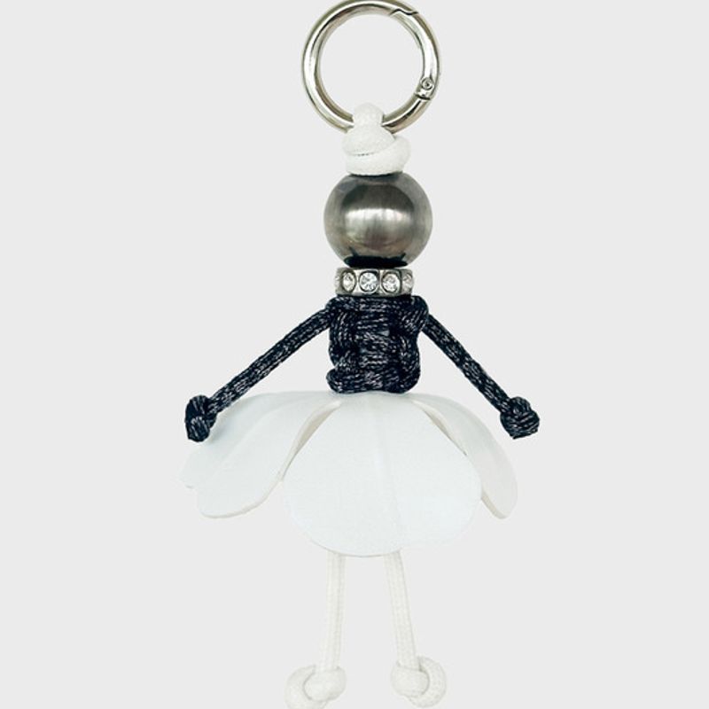 

VERRYTASTE Verry Girl/Boy Keyring - option 3 Black + White
