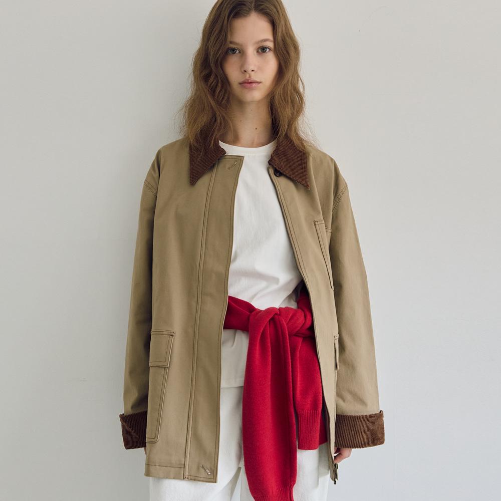 Bringmythings Mac Cotton Work Jacket_Beige