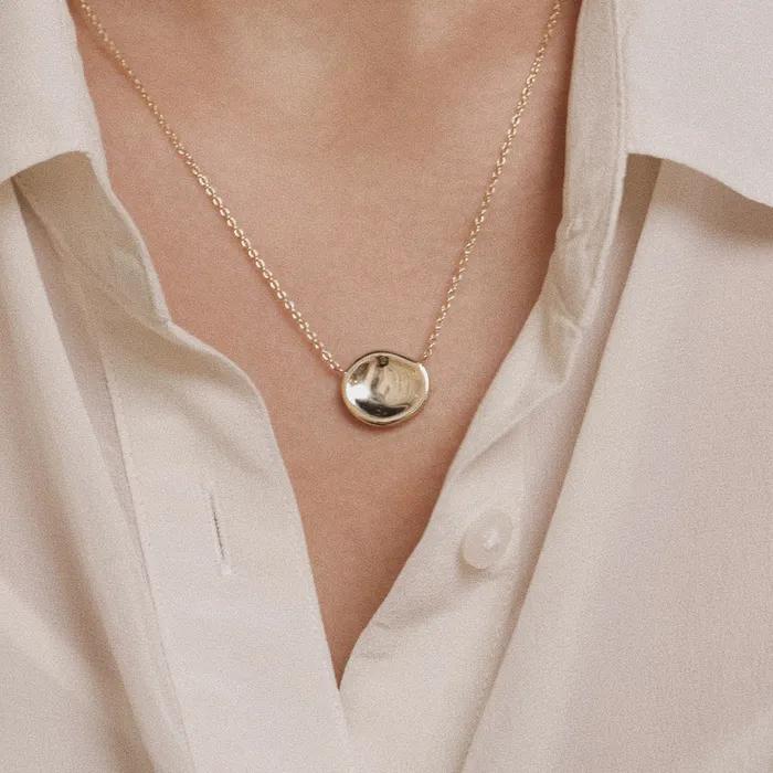 _pebble necklace: large.