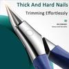 Ingrown Toenail Clipper Angled Nail Clippers for Thick Nails Slant Curved Blade Nail Cutters Ingrown Nail Pain Relief Tool