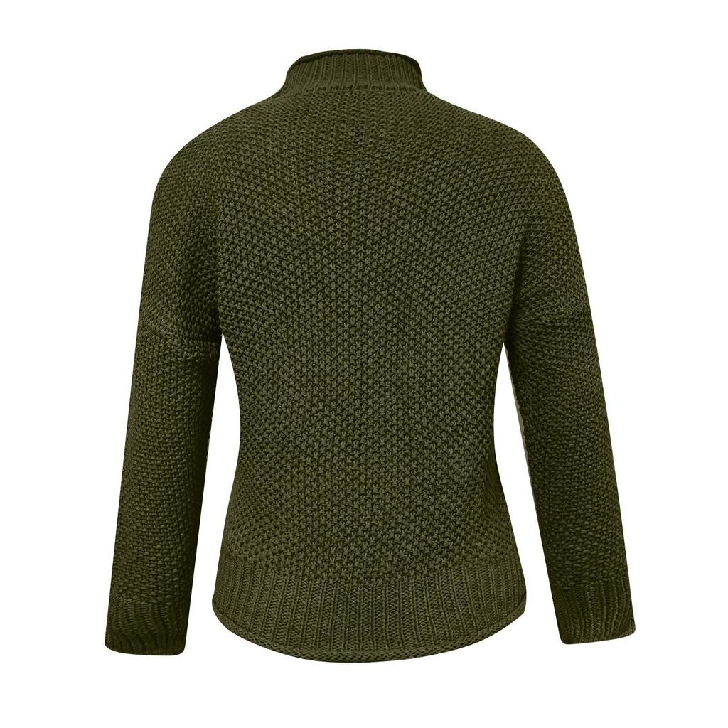 Fashion Women Autumn And Winter Printing Knitted Long Sleeve Pullover Sweater Casual Sweater