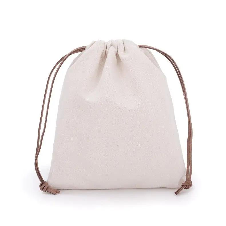 1PC Soft Suede Drawstring Bag Dustproof Pouch for Jewelry Clutches Electronics Storage Reusable Travel Bag Organizer