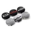 AABFM1 For Kia Morning Picanto Rio Stonic Sportage Ceed Optima Forte 5 3 4 K7 K5 K8 K3 Ray So 4Pcs Car Wheel Hub Center Caps Rim Covers