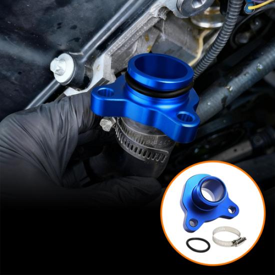 Coolant Hose Aluminum Flange Upgrade For BMW M X1 4 5 N20 N26 N52 N54 N55 Blue