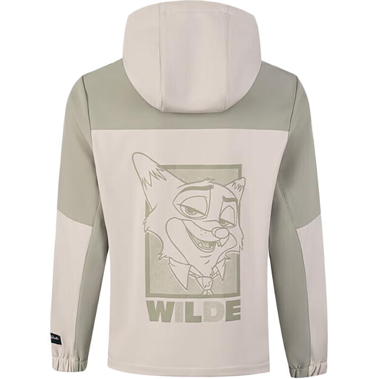 Li Ning Sports Trend Series Back Letter Zipper Hooded Versatile Casual Windbreaker Men Outerwear AJDV231-1