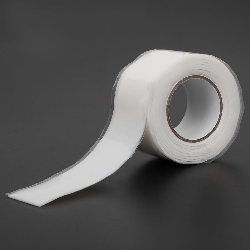 Waterproof Tape Strong Stickiness PVC PPR Pipes Repairing Supplies 1 Meter Length WhiteCelsiusRed