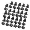 100PCS Black Plastic Mini Clips Small Claws Hair Clip Clamp Clothes Hair Accessories