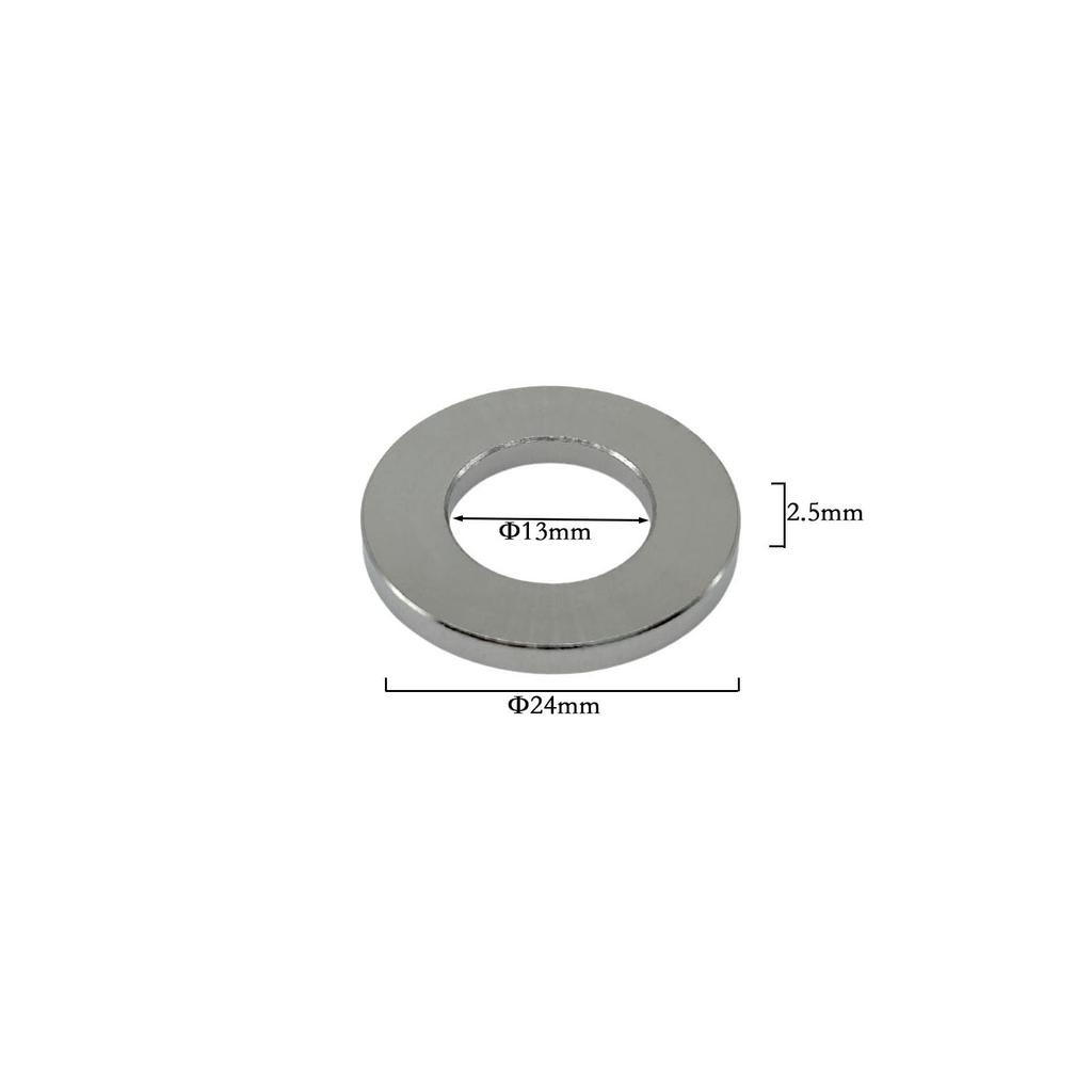 RISON-Titanium DIN125 M12 Titan Unterlegscheibe 6AL4V Luftfahrtgüte 5 Titan Silber Dichtring für Schraube Bolzen Mutter