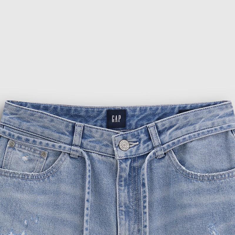 GAP Women's 2026 Spring Wide-Leg Cropped Jeans