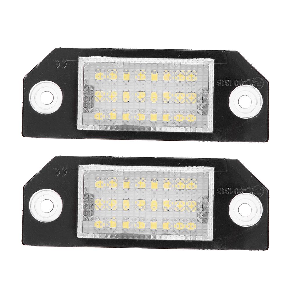 2 szt. 24 Ledowe koraliki Tablica rejestracyjna Lampa Led Light do C-Max Mk2