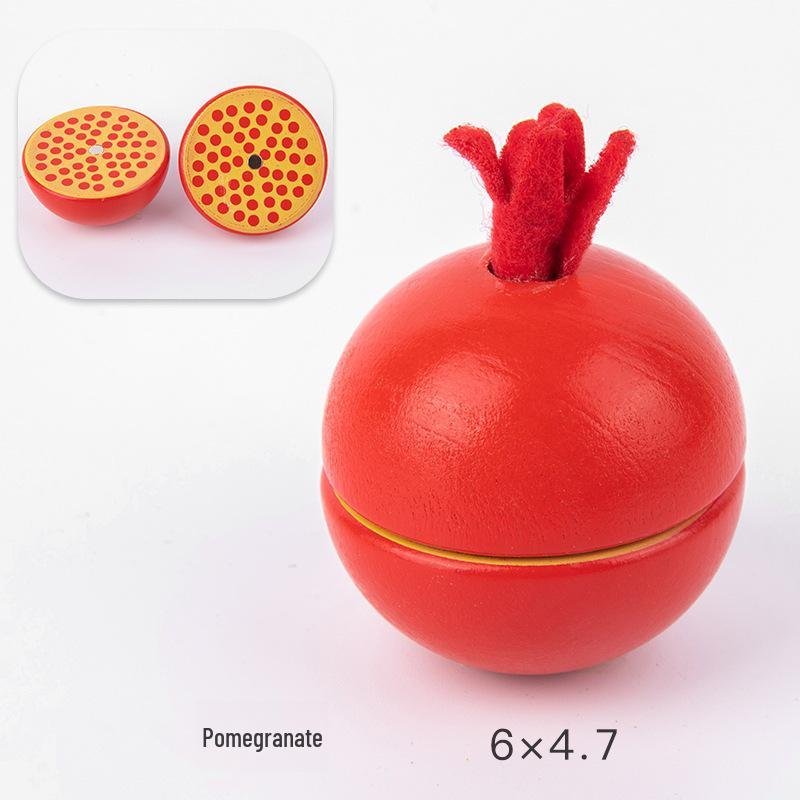 

Набор деревянных овощей и фруктов Qieqiele для малышей (1-3 года)