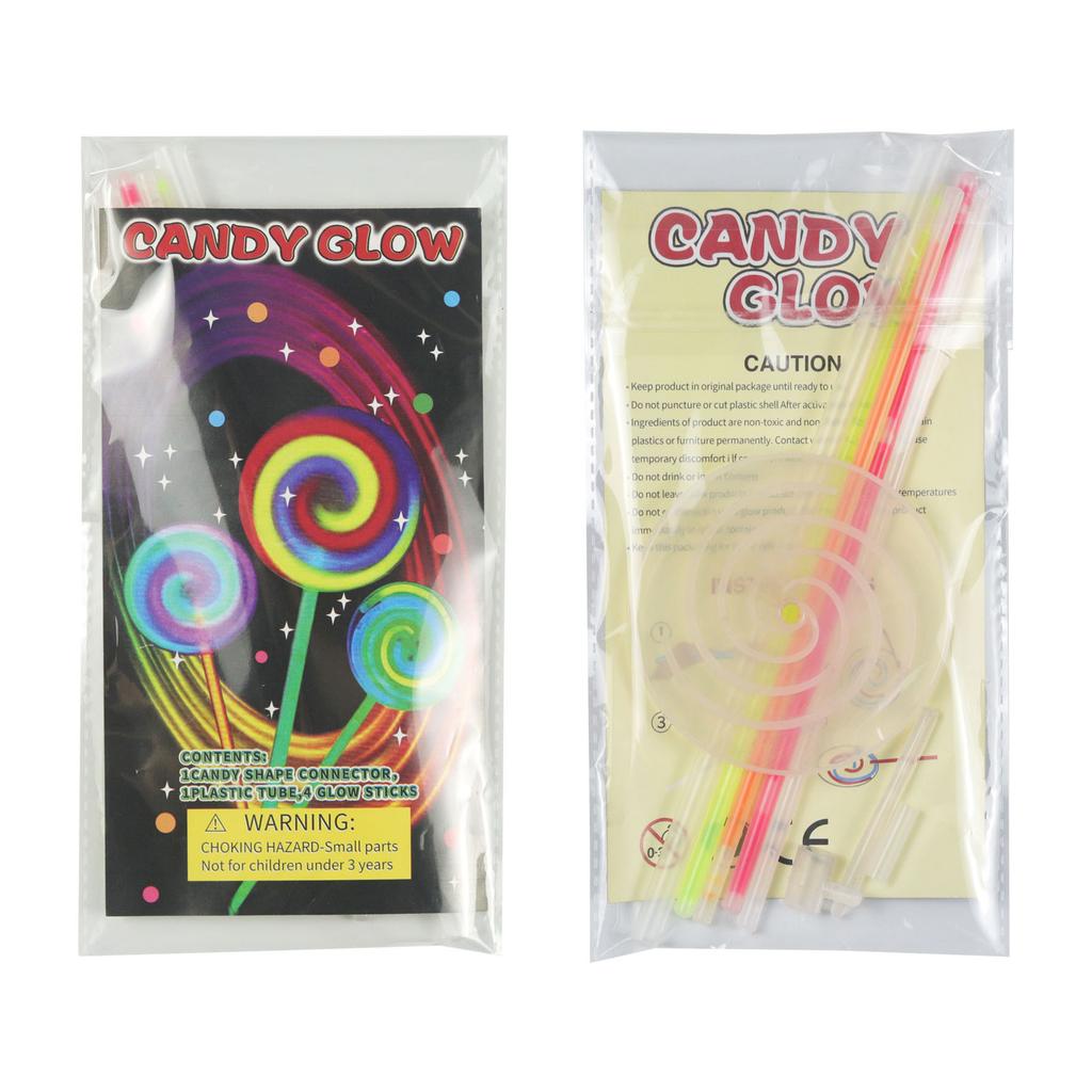 Lollipop Glow Stick Set Glowing Rotating Windmill Party Concert Stage Plaything For Kids Diy Fluorescent  Prop