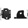 E Dirt Bike Foot Peg Bracket for Tutti Soleil 01, Aluminum Footrest Bracket for Tuttio Soleil 01, Knight Black