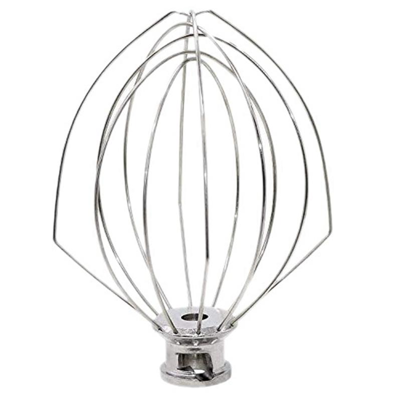 A96I-K5AWW חוט הקצפה חלופי למיקסר עמידה Kitchenaid, אביזר חוט הקצפה 6-חוטים לקערת הרמה 5 קוורט