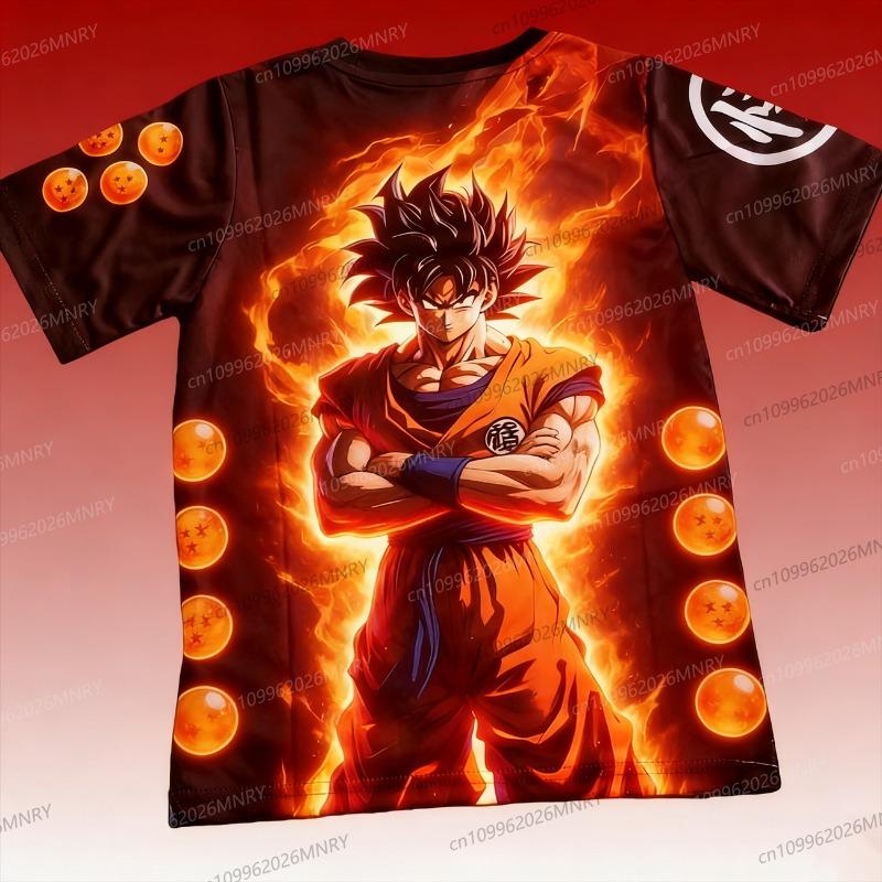 Hot Japanese Anime Dragon Ball Z Tshirt Special Edition Men Football Jersey