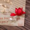 Red Tulip Brooch Premium Coat Corsage Accessories Anti-Light Drip Pin