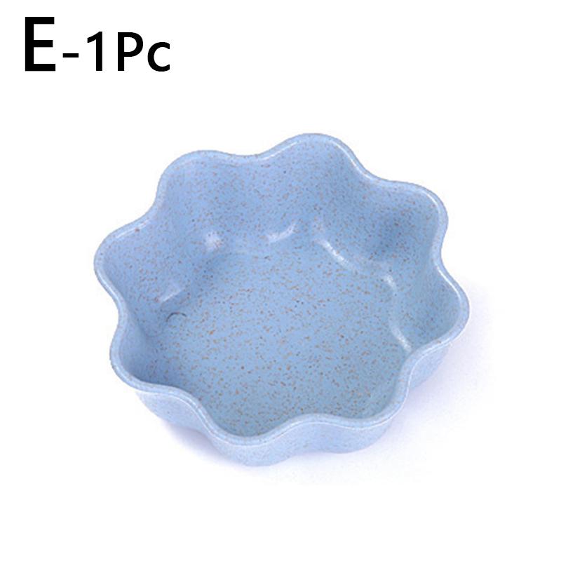 Dochucovadla Podšálek Pšeničná sláma Nádobí Srdce Květ Kulatý Tvar Domácí Restaurace Kuchyně Omáčka Svačina Ovocné cukroví Talíř