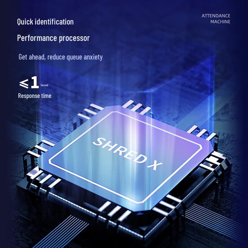 Deli AH100 Fingerprint Attendance Machine CN plug (adapter included)