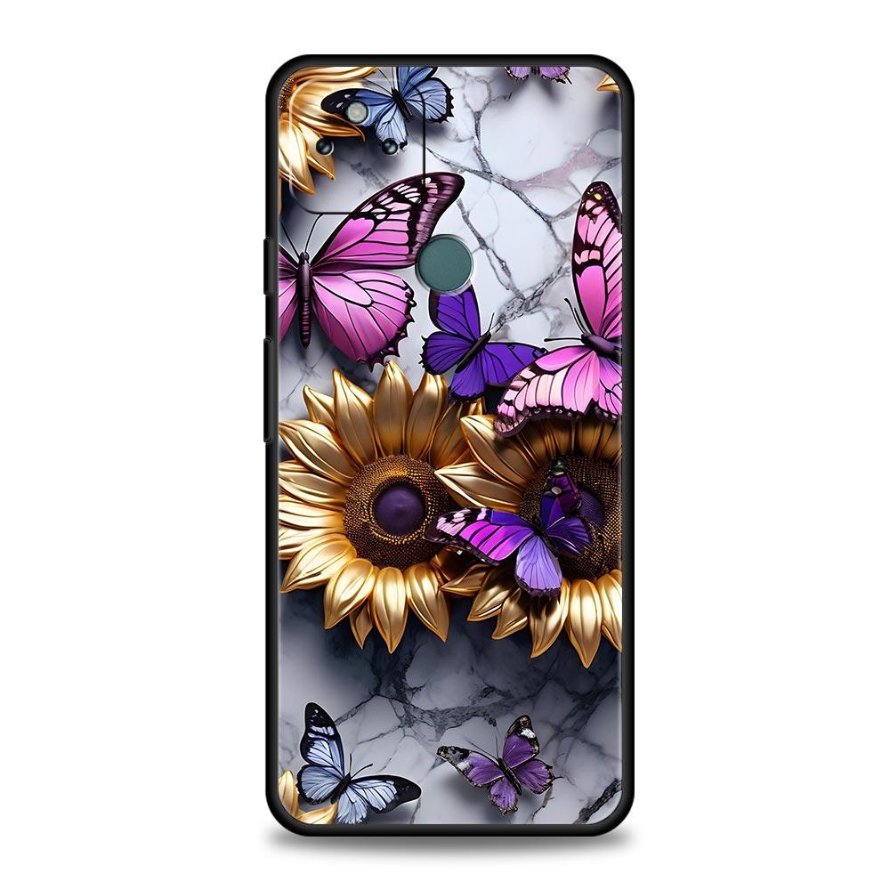 

Fashionable Butterfly Flower Pattern Phone Case Cover for Google Pixel 10 9 8 7 6 9A 8A 7A 6A Pro Soft TPU 9 Pro XL Shell Capas Pixel 8