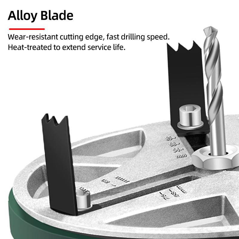 45mm-130mm Woodworking Cutting Punching Tool Wood Plasterboard Adjustable Multifunctional Universal Hole Opener Hole Saw