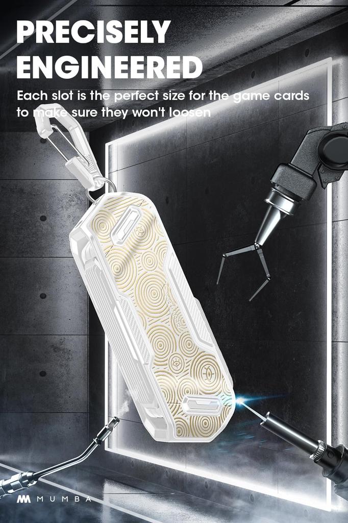 Mumba Switch Soft Switch Game Card Storage Soft 12 Cards 4 Layer Rotating Holder Easy to For Going Compatible with OLED Models Case, Case, Storage,