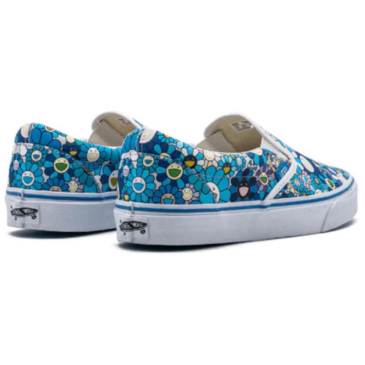 Vans Classic Slip On LX Unisex Sneakers Blue Blue-Flower VN0ZSIGQ9