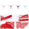 Open Crotch Lace Embroidered Panties Butterfly Bowknot T-Pants Lingerie Sexy Mesh Thongs  Girl