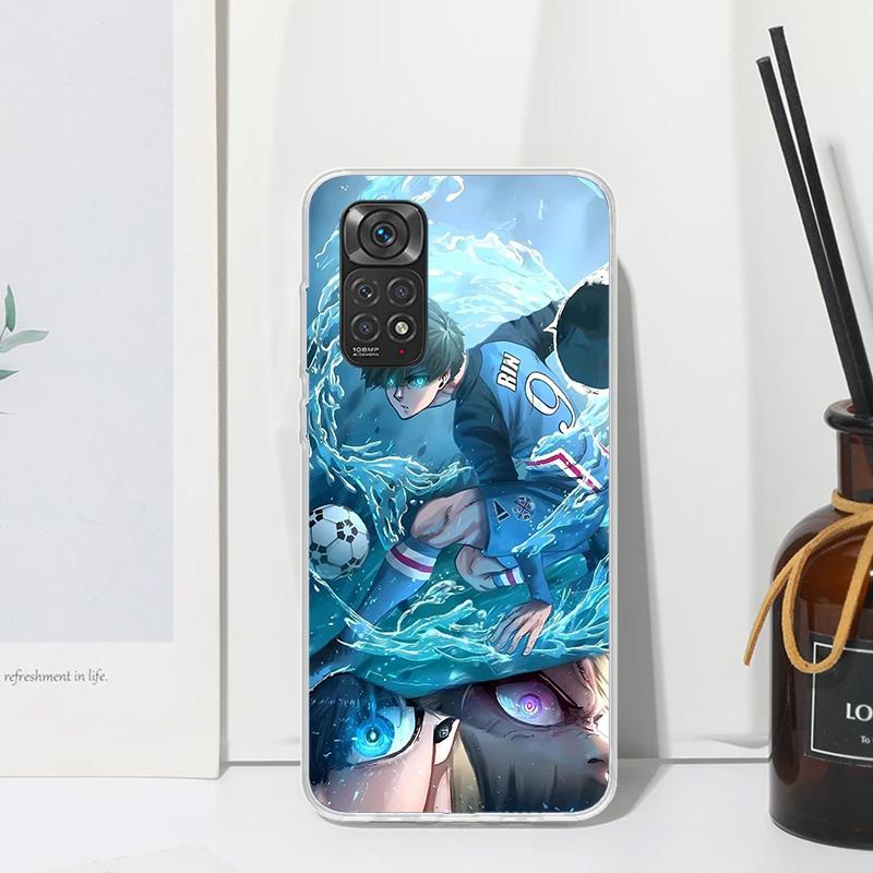 Blue Lock Isagi Yoichi Phone Case For Xiaomi Redmi Note 15 13 14S 14 Pro Plus 12S 11S 10S 12 11E 10 11T Art Fundas Back Cover Re