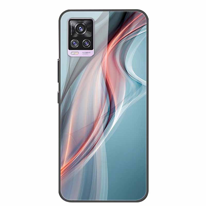 6.44" Tempered Glass Case For Vivo V20 Pro Case V 20 Pro Soft Bumper Hard Back Cover For Vivo V20 Pro 2020 Phone Case Coque Para